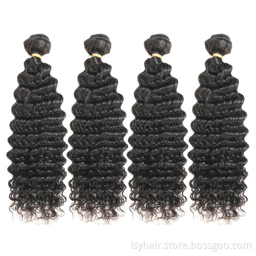 Unprocessed Human Hair Deep Wave Luxury Hair Extensions,12A Grade Best Quality Virgin Cambodian Hair